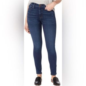 Madewell 10” High Rise Skinny Jeans in Hayes Wash